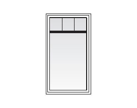 Andersen Windows Grids Short Fractional Pattern